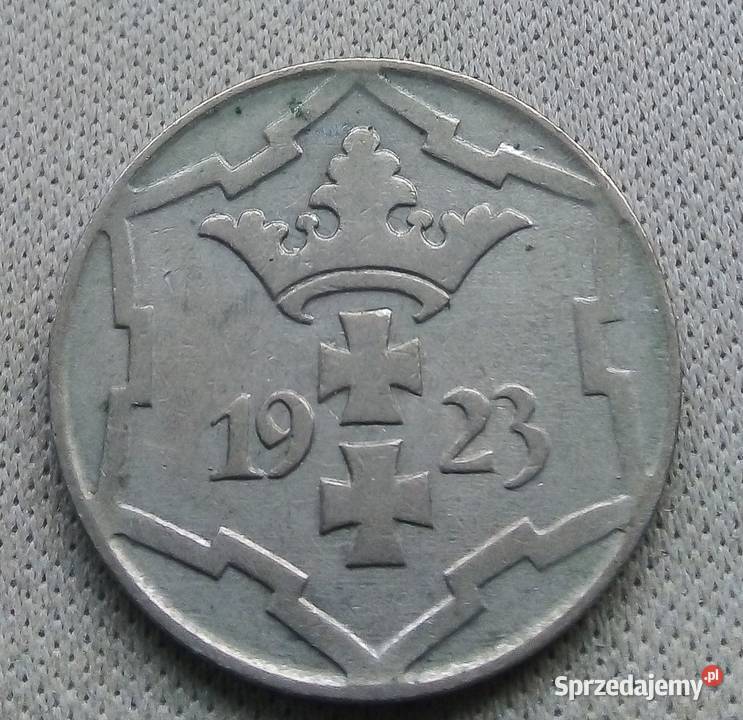 WOLNE MIASTO GDAŃSK10 FENIGÓW1923 rCuNi Legionowo