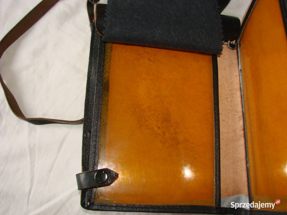 skórzany mapnik oficerski WP Pruszcz Gdański