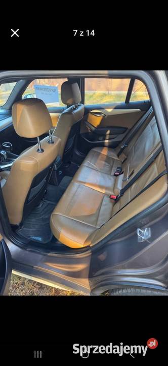 Bmw x1 skórzana tapicerka podlaskie Ciechanowiec
