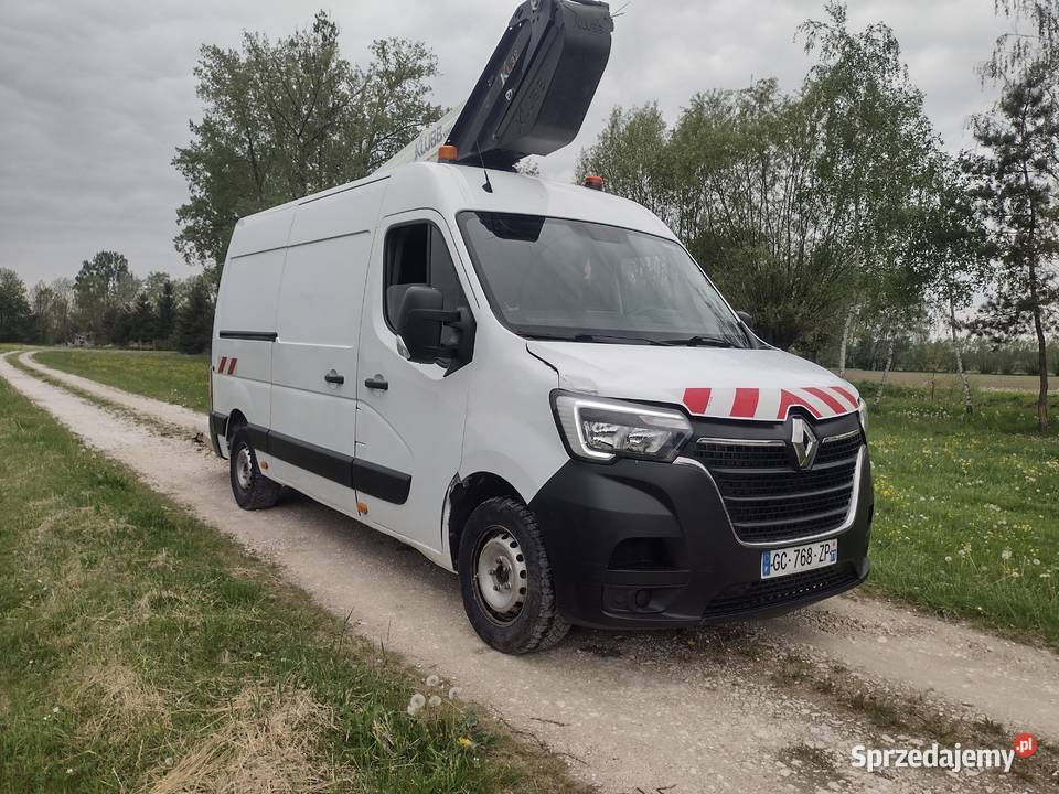 Renault master podnośnik koszowy zwyżka 125 m Pacanów