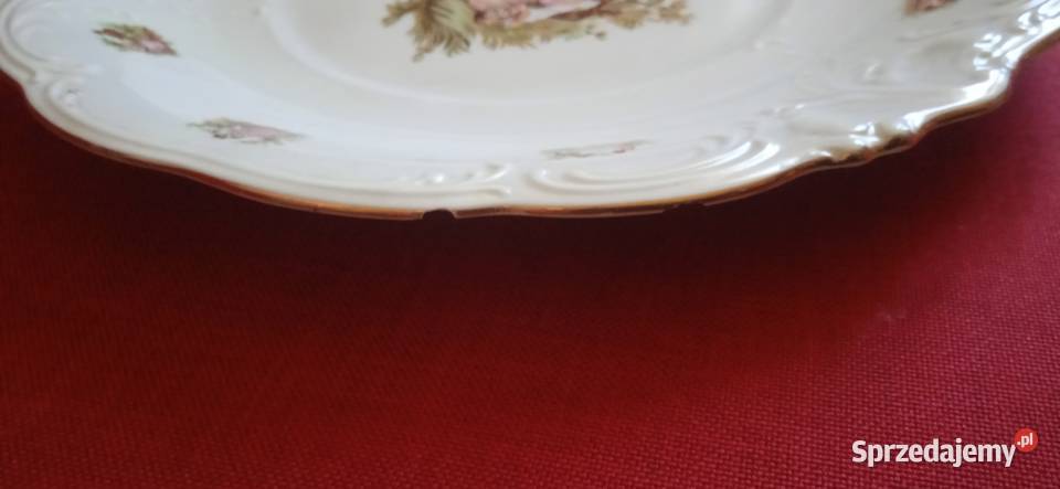 Duży talerz Porcelana Książ Świdnica