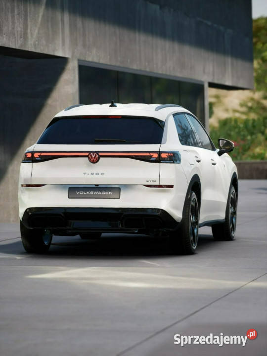 Volkswagen TRoc Wersja RLine 15 eTSI 150 DSG czujnik parkowania Łódź