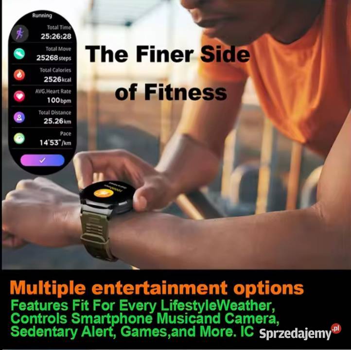 Smartwatch Colmi V69 18 cala Ultra Hd menu Chrzanów