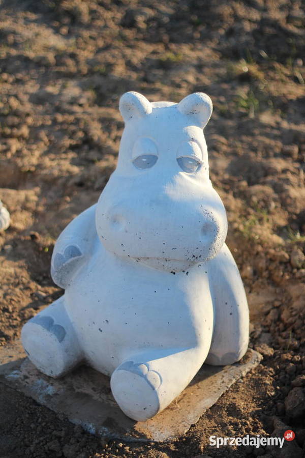 Figury rzeźby ogrodowe betonowe hipopotan Goliszów sprzedam