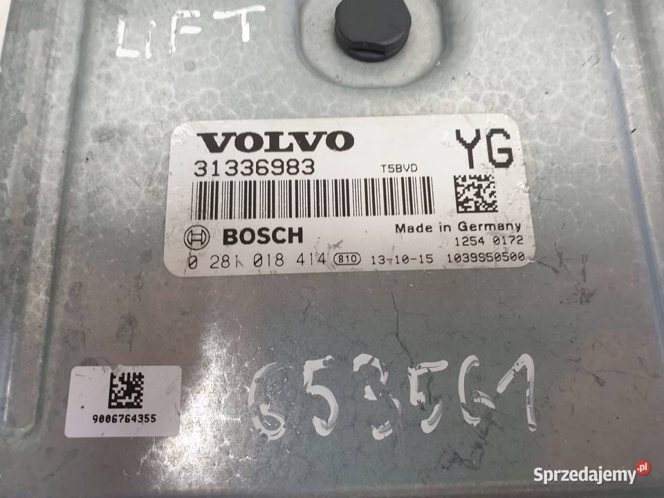 Volvo XC60 20 D3 STEROWNIK SILNIKA 0281018414 osobowe Części samochodowe Chełm