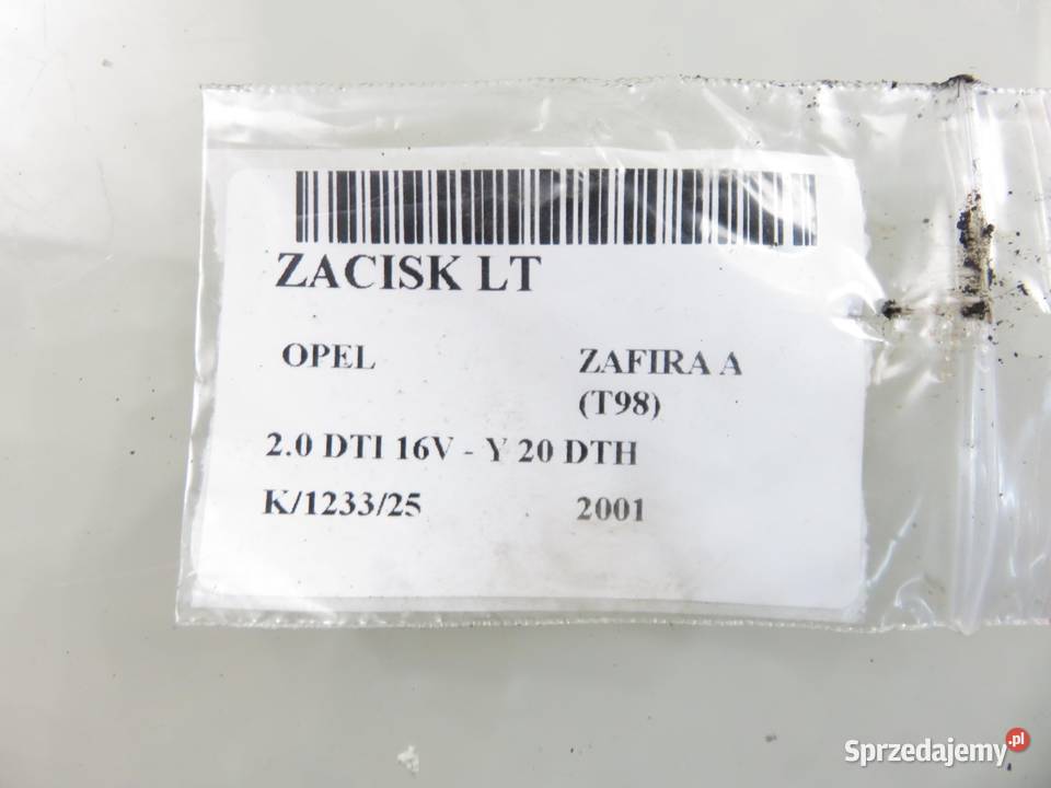 ZACISK LEWY TYŁ OPEL ZAFIRA A 20 DTI 16V osobowe