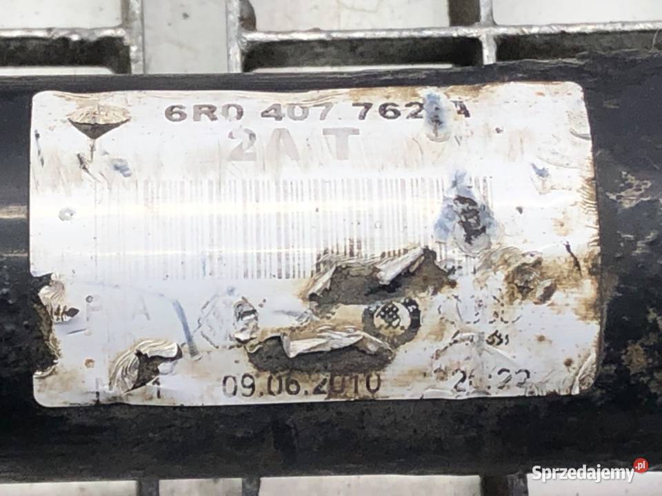 PÓŁOŚ PRAWY PRZÓD VW POLO V 6R0407762A 12 75 sprzedam