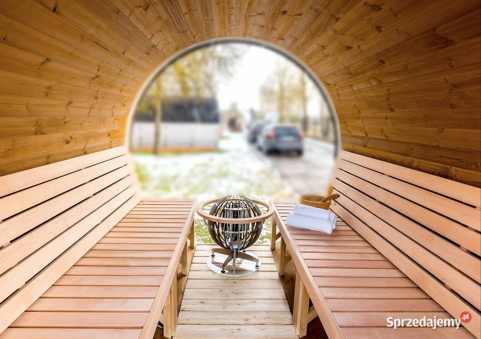 SAUNA BECZKA ogrodowa fińska 2m z piecem Płock sprzedam