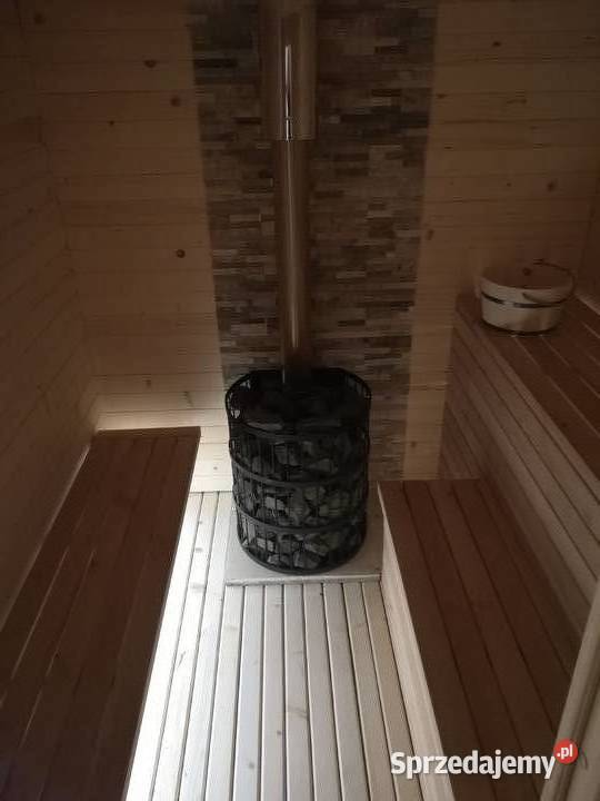 Sauna fińska domek 2x3 z przedsionkiem Pozostałe sprzedam