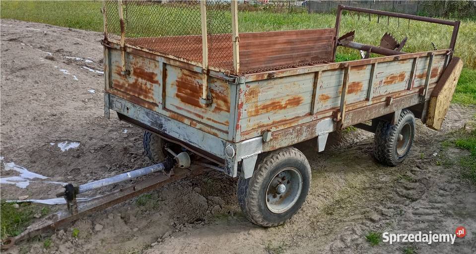Rozrzutnik obornika AGROMET N 235 dwuosiowy 4 t nieuszkodzony Przybyłów