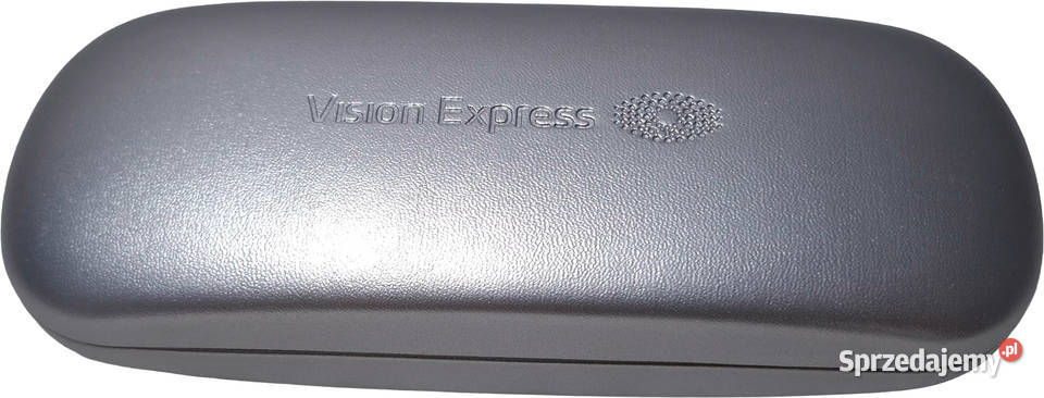 Srebrne etui futerał na okulary Vision Express śląskie Czeladź
