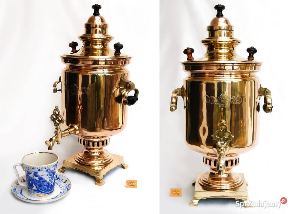 Samowar mosiężny carski Carska Rosja Moskwa Lublin sprzedam