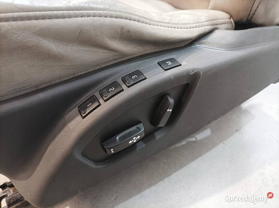 FOTELE PRZÓD KANAPA SKÓRA ELEKTRYCZNY GRZANE