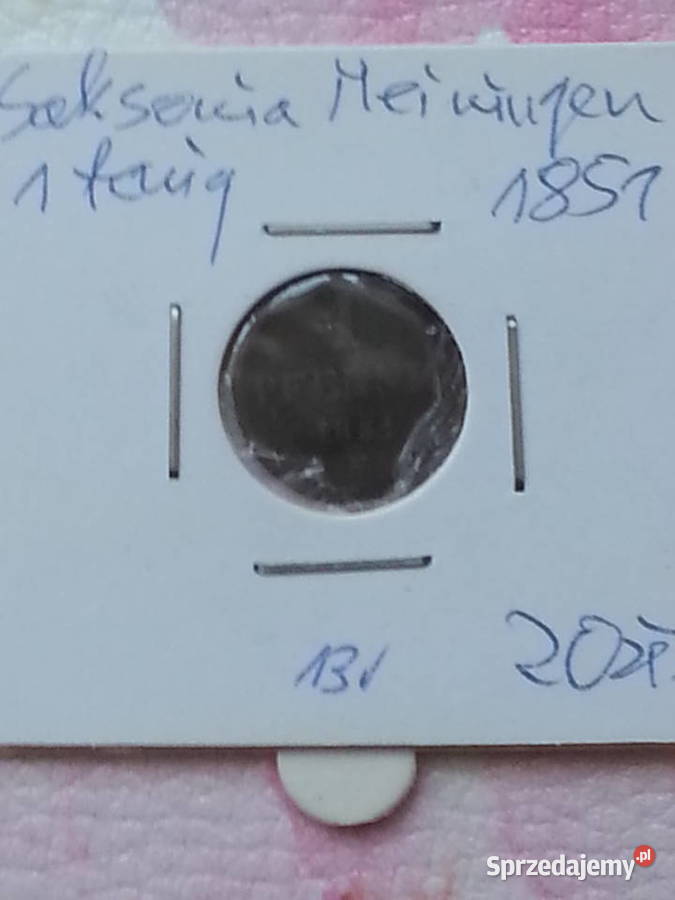 1189 Niemieckie Monety Saksonia Antykwariat Szczecin