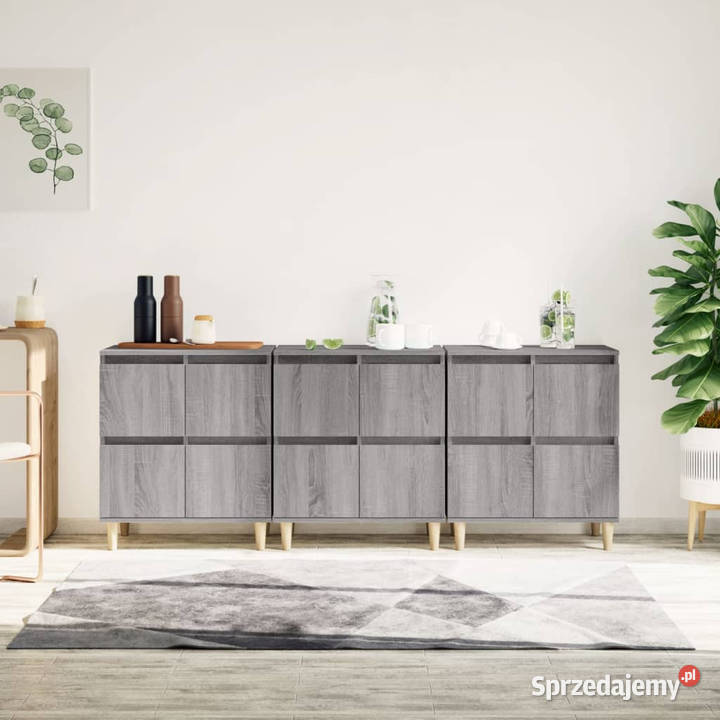 Komody 3 szary dąb sonoma 60x35x70 WM3185773 mazowieckie Warszawa sprzedam