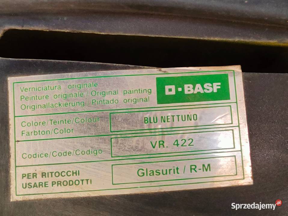 Maska Pokrywa Silnika Lancia Delta III 844 2008 wielkopolskie Pleszew sprzedam