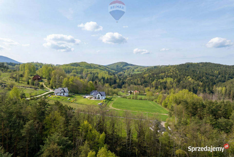 Działka budowlanorekreacyjna Kamionna 1399 ar Sprzedaż małopolskie