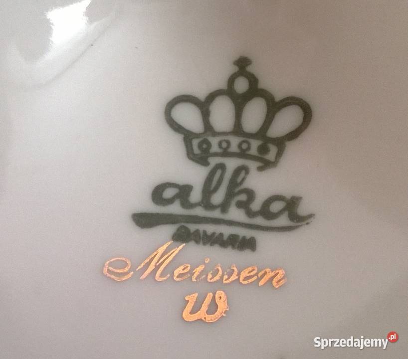 Świecznik Porcelanowy Alka Bawaria Meissen Radom