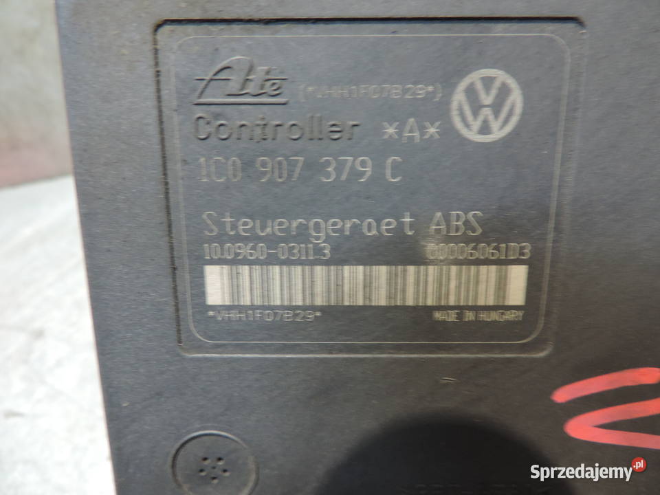 POMPA ABS SKODA OCTAVIA I VW GOLF 4 1C0907379C Nowy Sącz