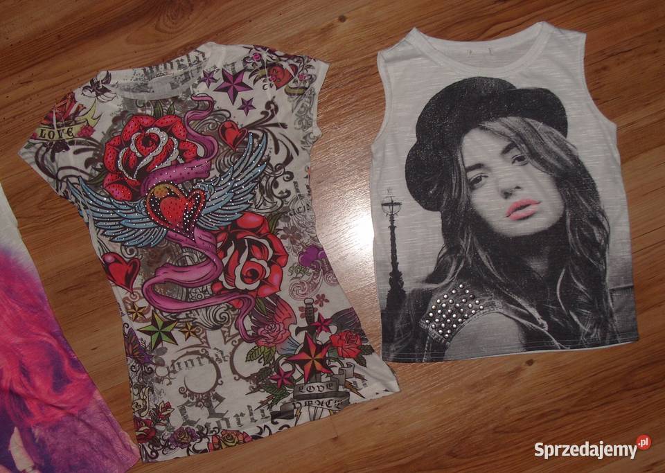 3 x KOLOROWE Bluzki r3436 Rawicz sprzedam