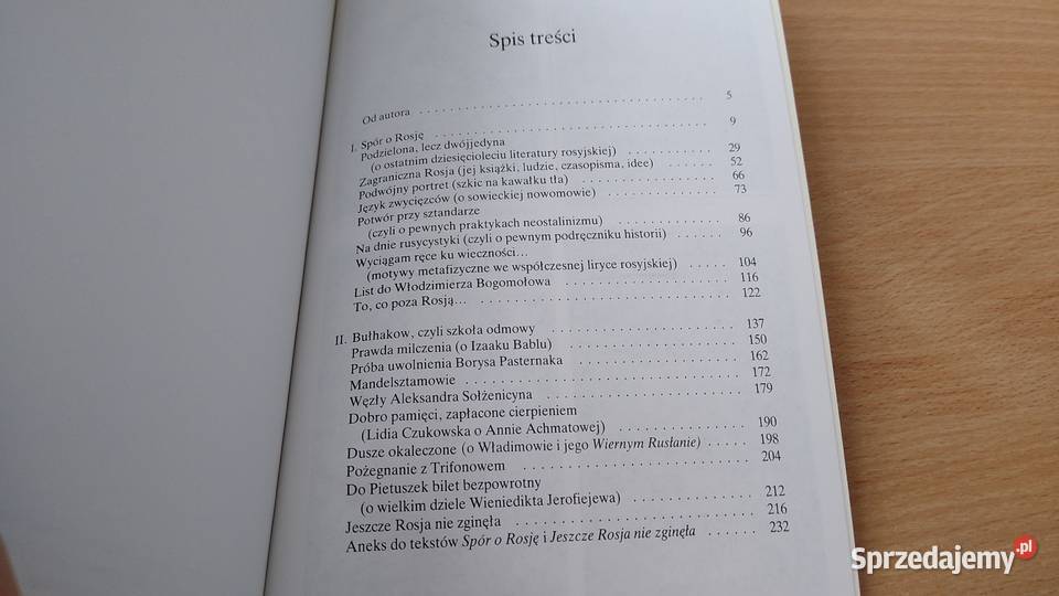 Spór o Rosję i inne szkice z lat 19761986 ISBN 0902352601 Gdańsk sprzedam