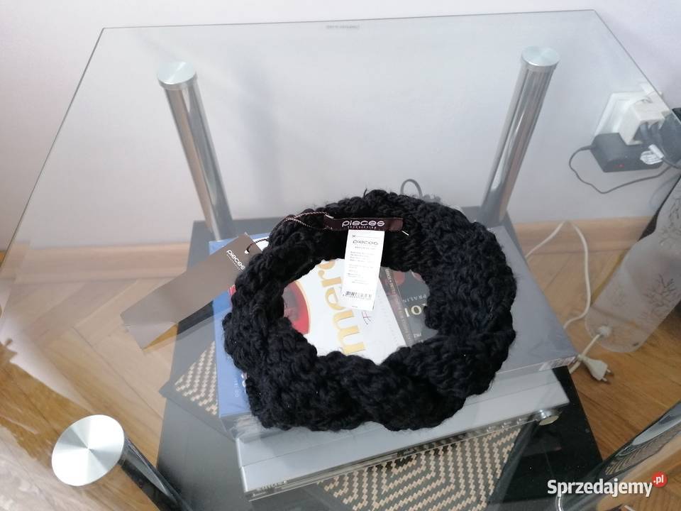 NOWA CZARNA OPASKA NA GŁOWĘ PIECESRUNIWERSALNY łódzkie Łódź