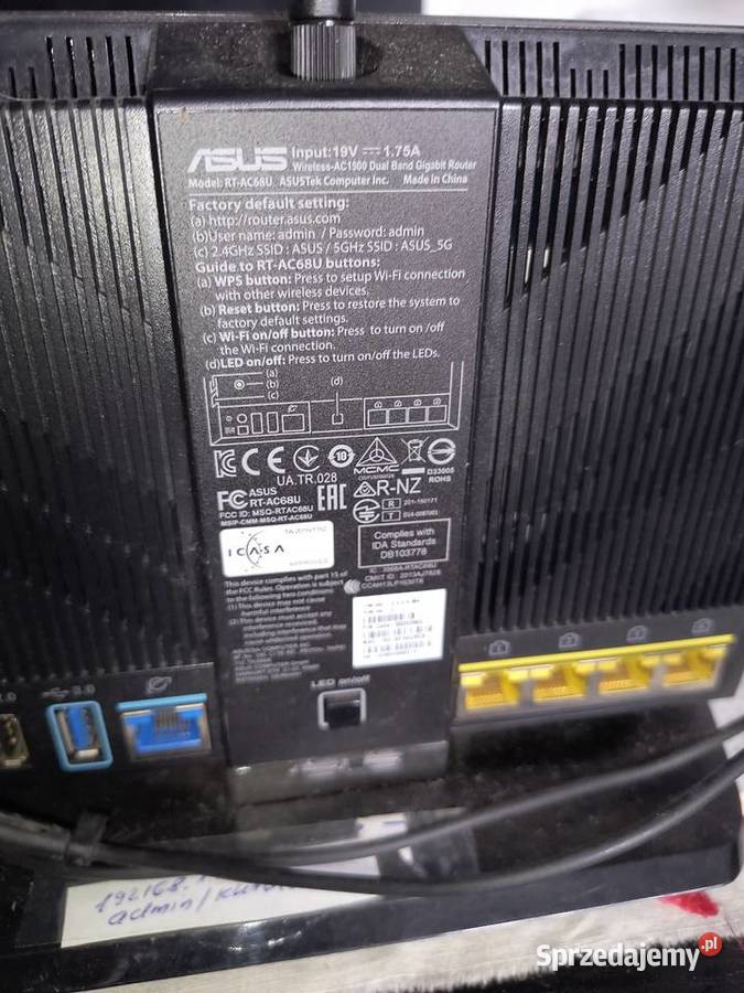Router Asus AC1900 graczy Internet i komunikacja Kraków