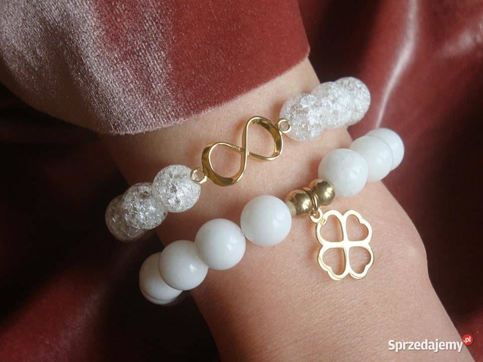 Bransoletki z Kryształu górskiego i Agatu Kielce