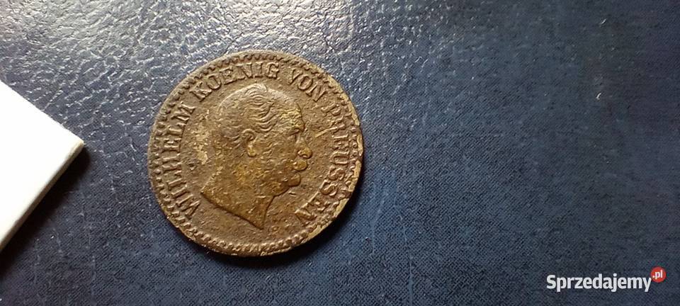 Stare monety 1 srebrny grosz 1869 A Niemcy Lesko