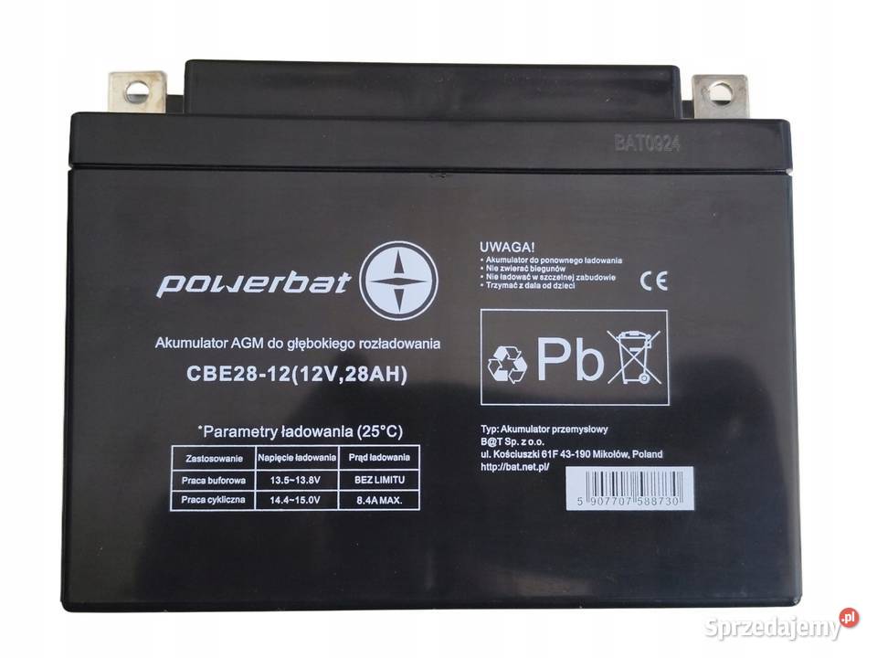 PowerBat CBE 28 12 12v 28Ah Jelcz-Laskowice