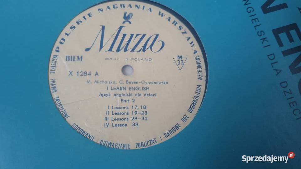 3 Płyty winylowe Język angielski dzieci M Warszawa