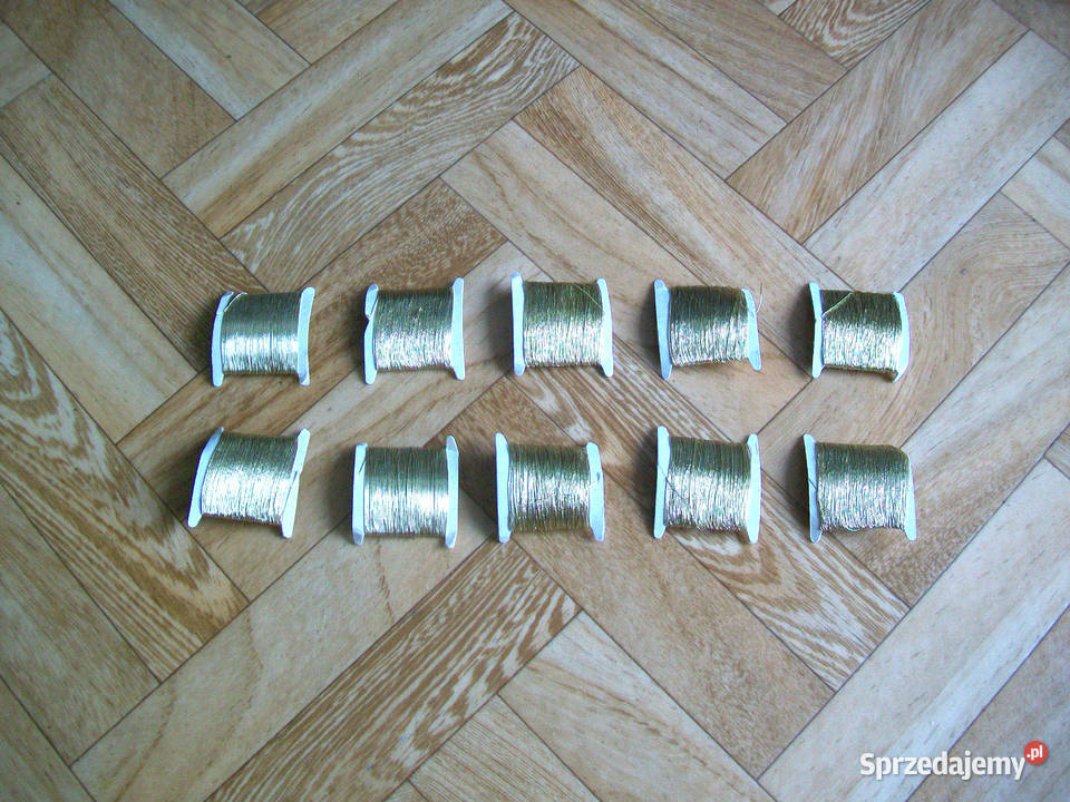 Nici Złote do Wyszywania 10 1 zestaw Pozostałe Brzeg