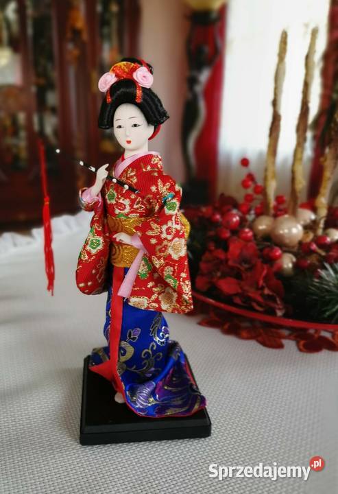 Japońska lalka Geisza Figurki i rzeźby Lędziny