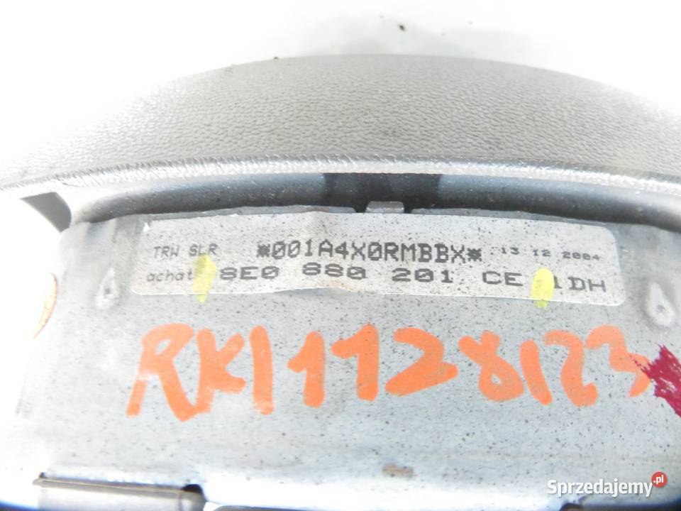 PODUSZKA KIEROWCY AUDI A4 B7 8E0880201CE