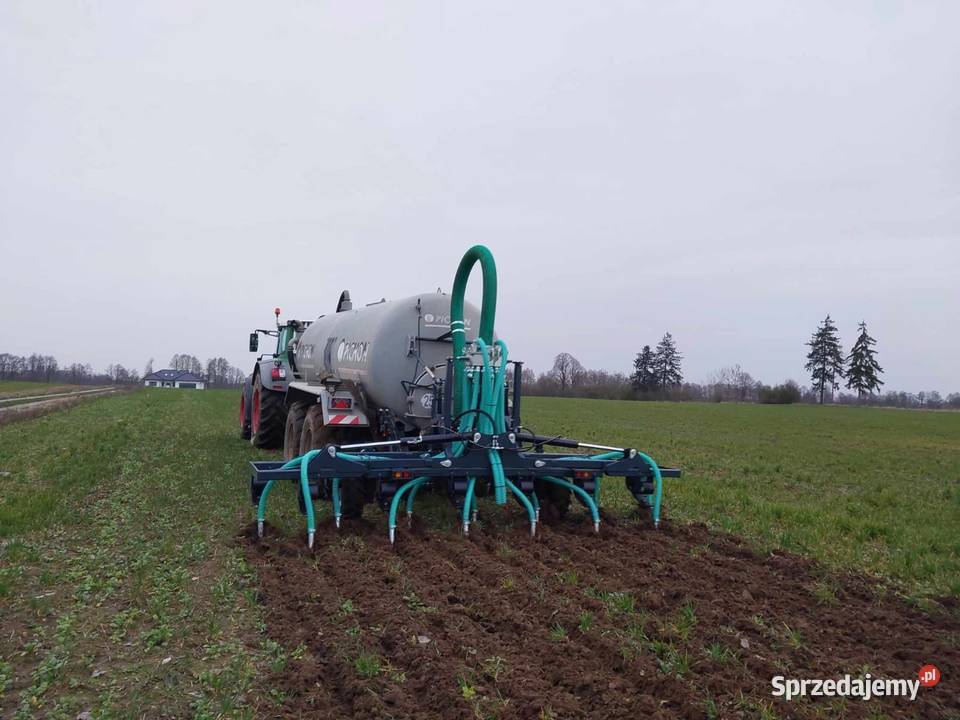 aplikator do gnojowicy o szerokości roboczej 5 m nieuszkodzony Maszyny rolnicze Brzeziny sprzedam