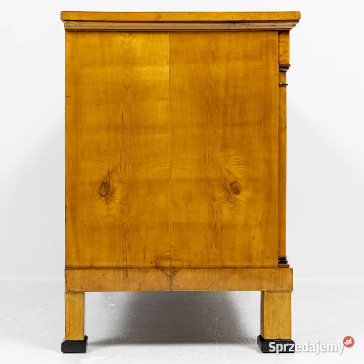 Duża komoda biedermeier brzozowa antyk stara Swarzędz