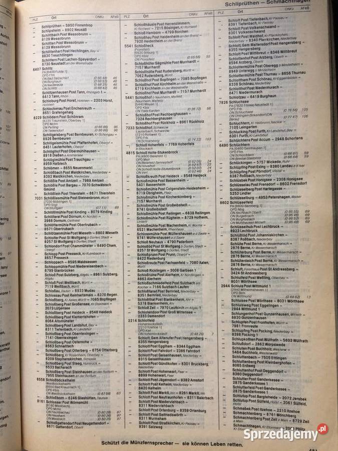 3792 Katalog Pocztowy Miejscowości Szczecin