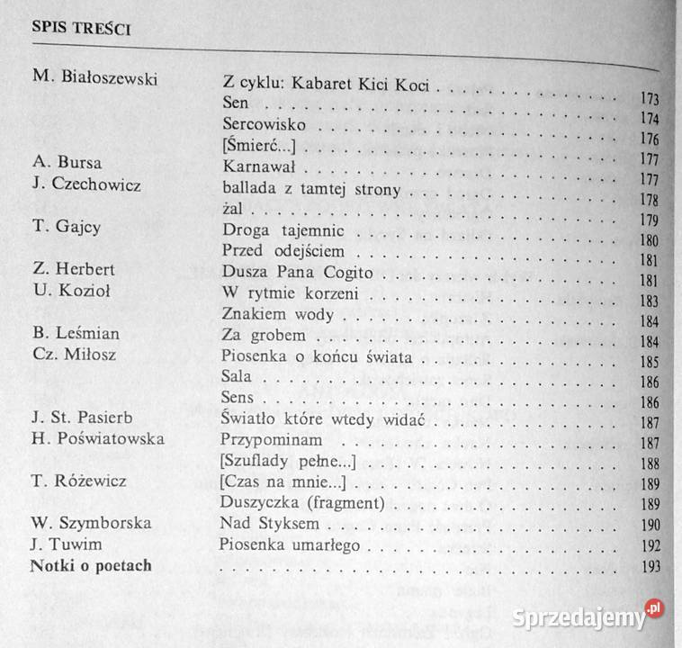 Szkolny przewodnik poezji XX w Antologie eseje lubelskie Chełm