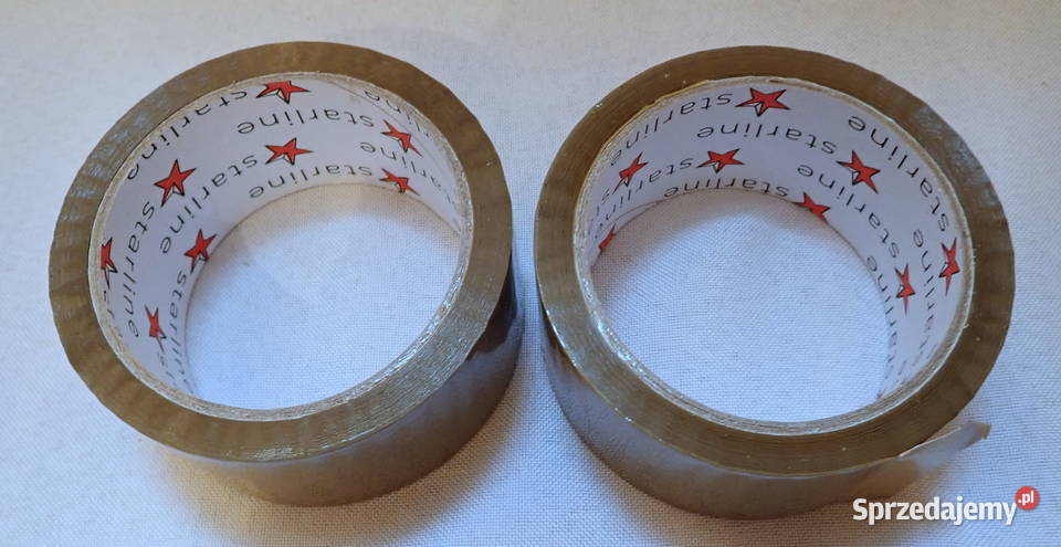 Taśma klejąca pakowa brązowa 60m Mocna Siewierz