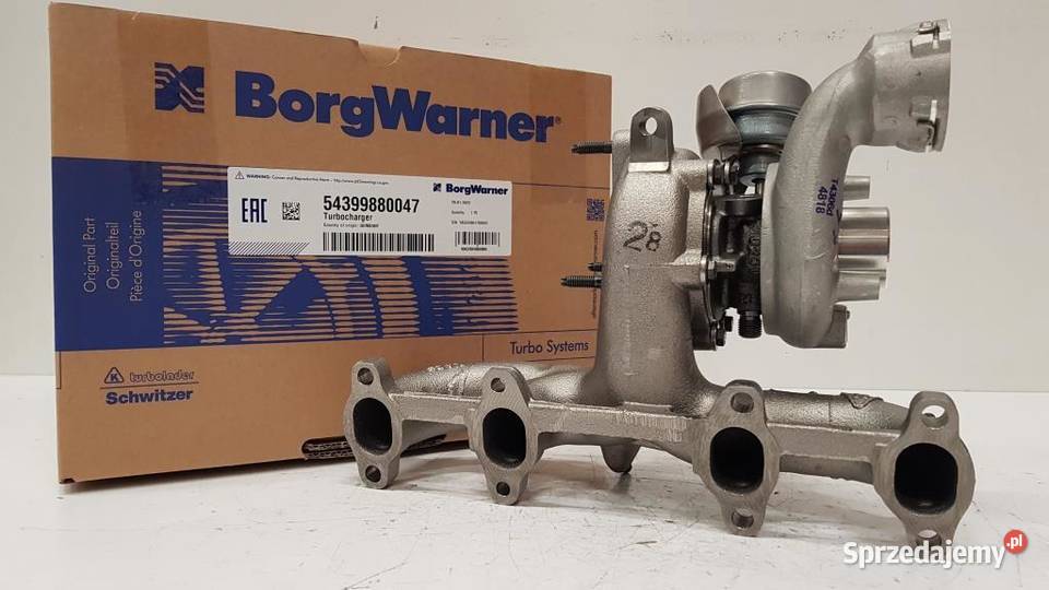 Nowa turbosprężarka BorgWarner 54399880047 osobowe Siedlce