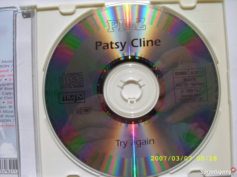 Pop CD PATSY CLINE PILZ Wołów
