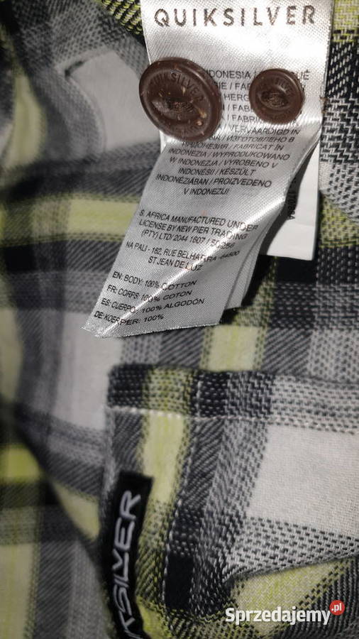 Koszula Quiksilver nowa z metką S młodzieżowy Warszawa sprzedam