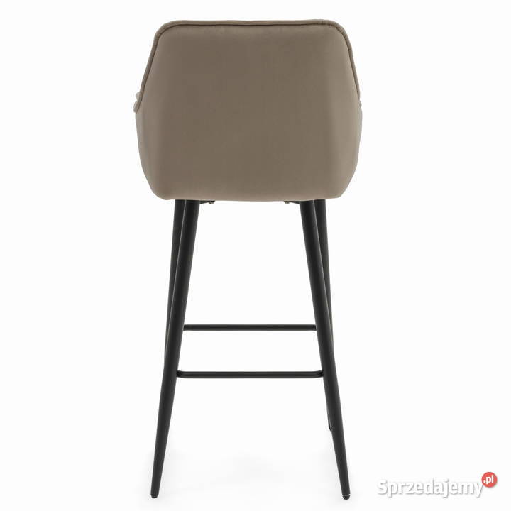 Ciemnobeżowy Hoker Tapicerowany Siena Wysyłka