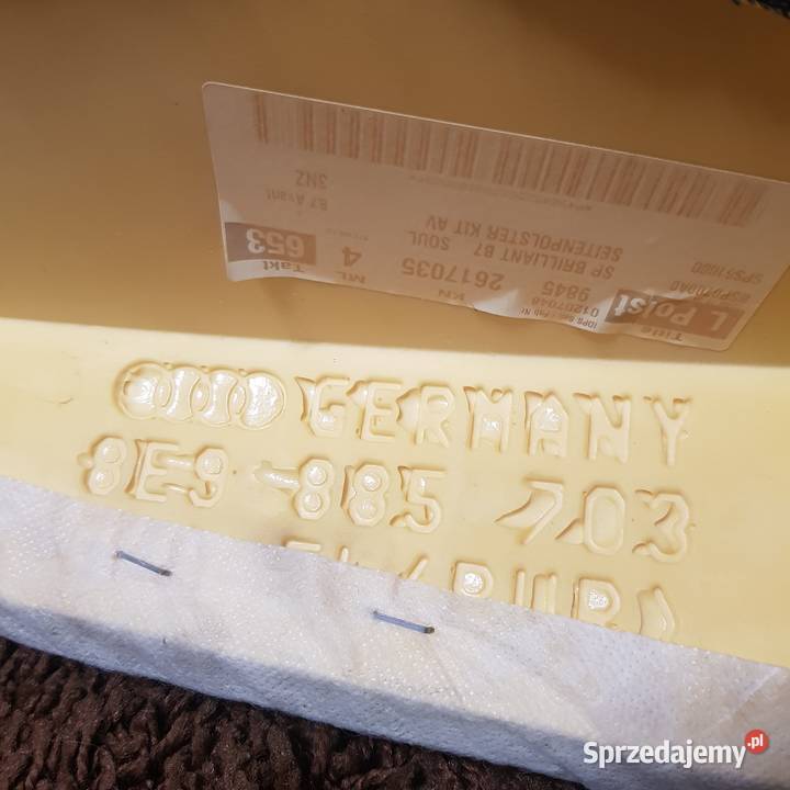 Boczki oparcia tylnej kanapy kombi Audi A4 B6 B7 Lublin sprzedam