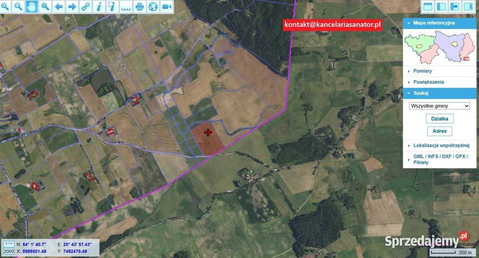 Syndyk sprzeda grunt rolny o pow 463 ha w Żegoty