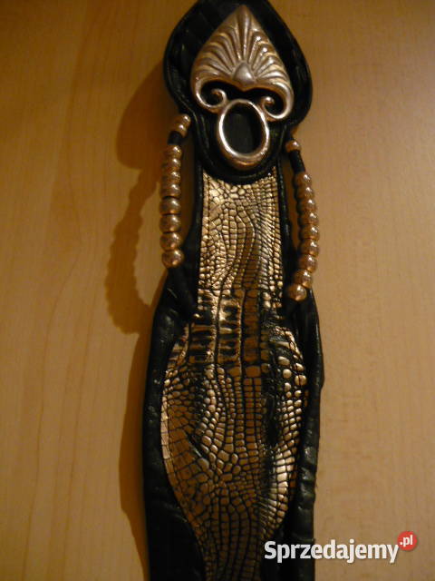 Pasek czarna kobra Moda i Styl