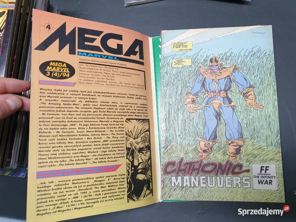 Mega Marvel 3 4 1994 Fantastic Four Gdynia sprzedam