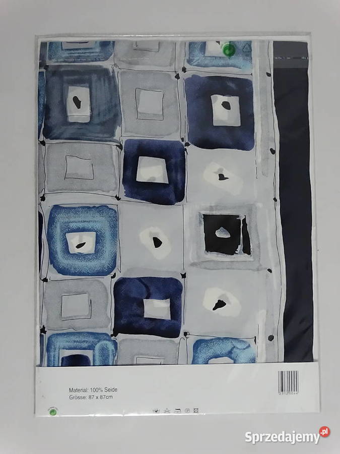 Elegancka Chusta Jedwabna 100 Seide Marka GIADA Biłgoraj