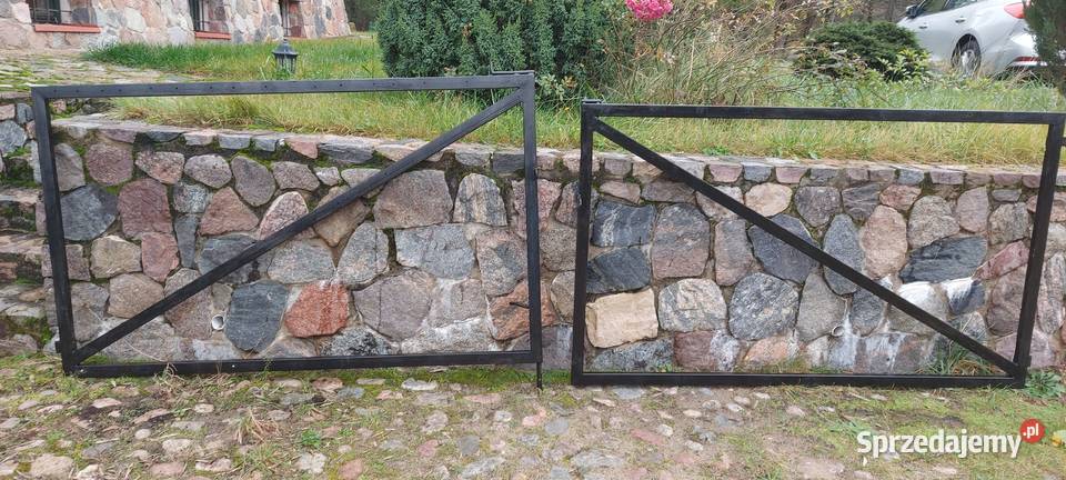 Brama wjazdową dwuskrzydłowa stelarz rama 2x2 warmińsko-mazurskie