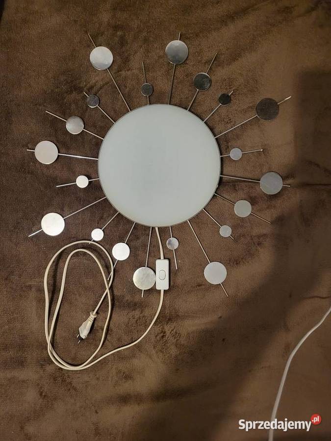 Lampakinkiet ścienny okrągła loft industry